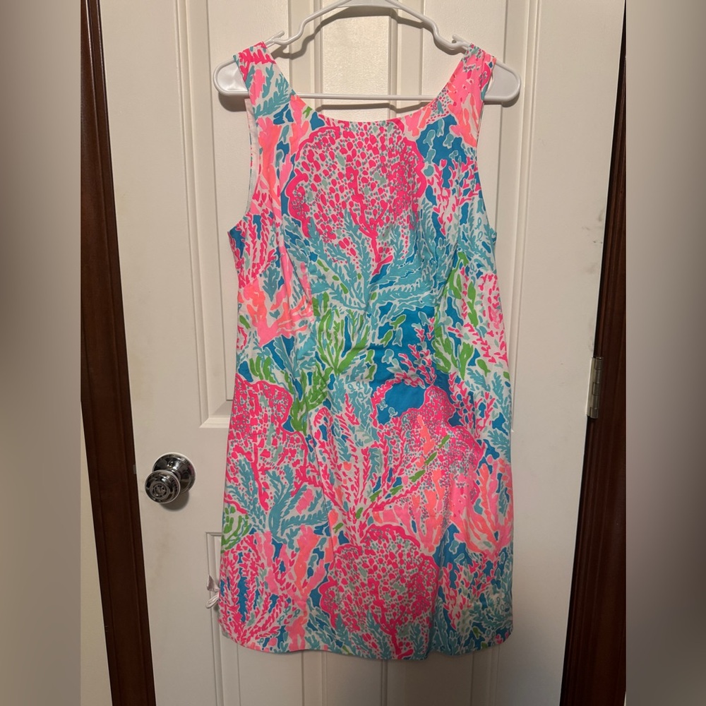 Lilly Pulitzer lets cha cha Delia shift dress size 8 EUC HOLY GRAIL